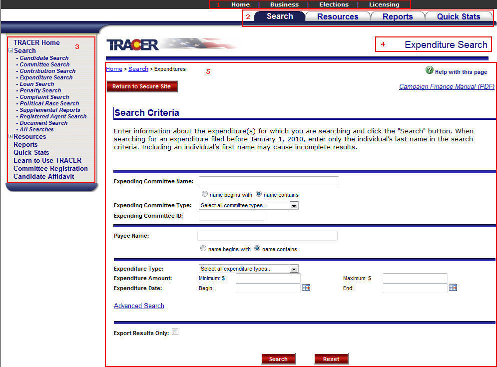 Application page Application page